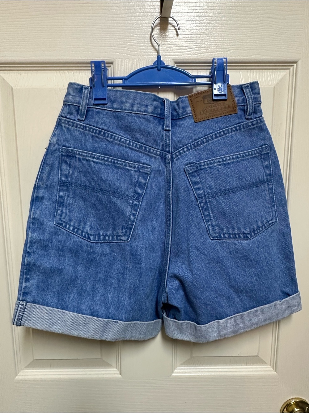 Route 66 Classic Blue High-Rise Denim Shorts